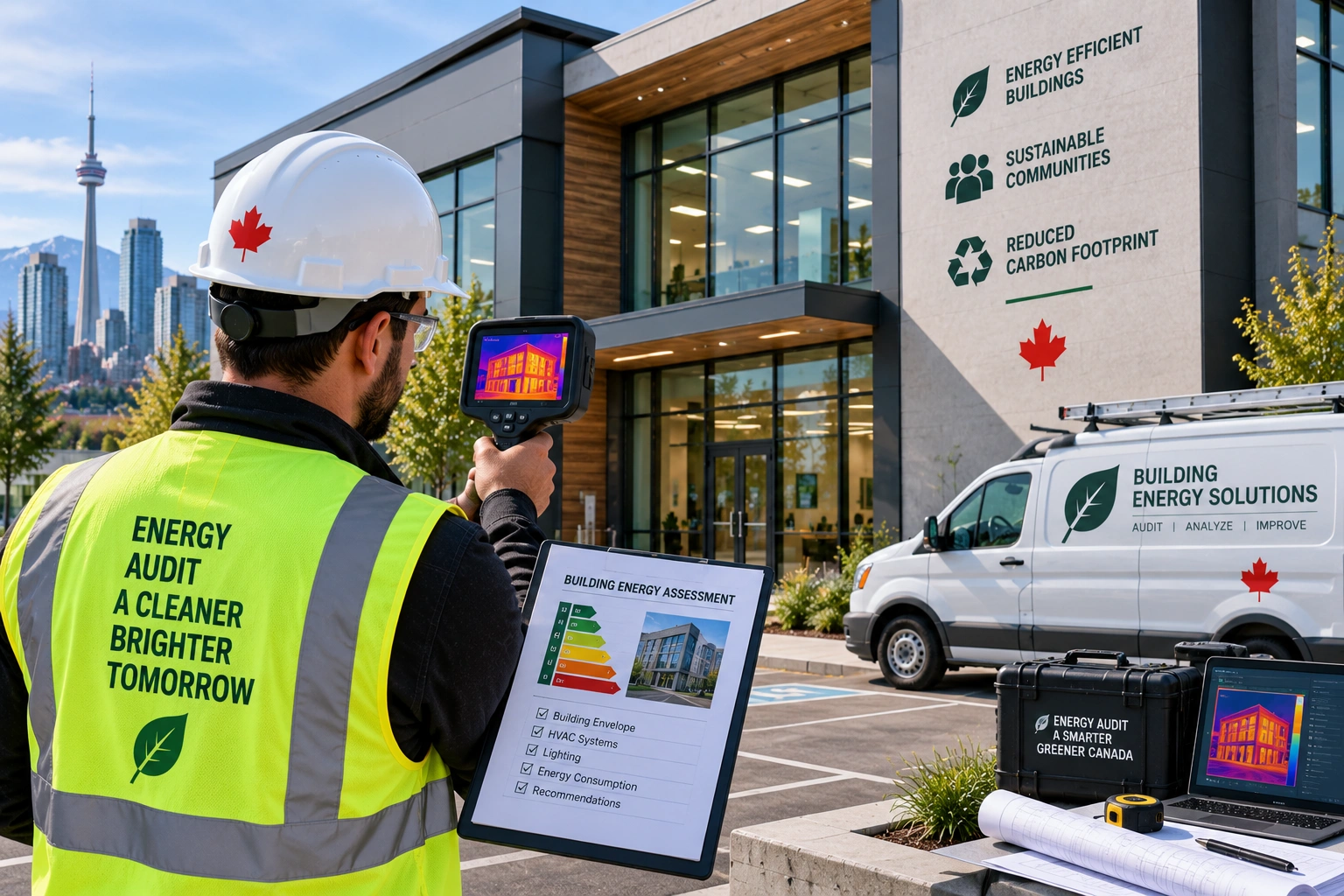 Professional building energy audit and performance assessment