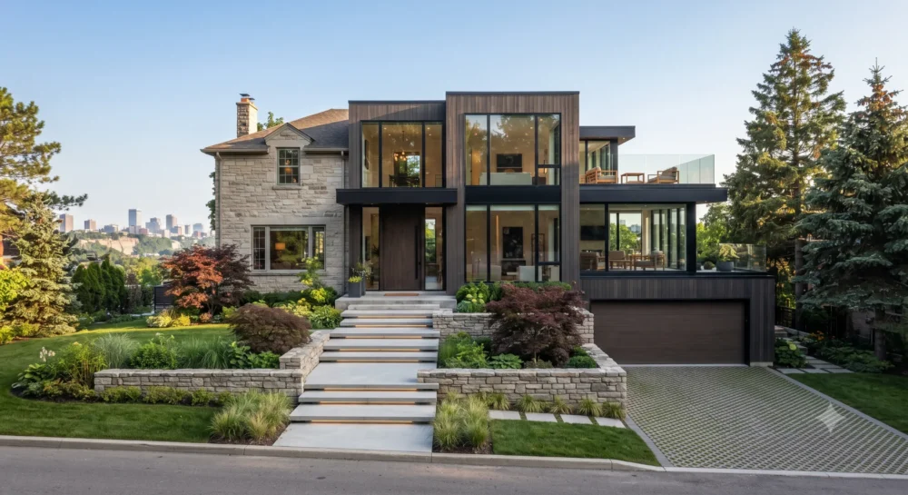 Modern residential renovation completed in Hamilton