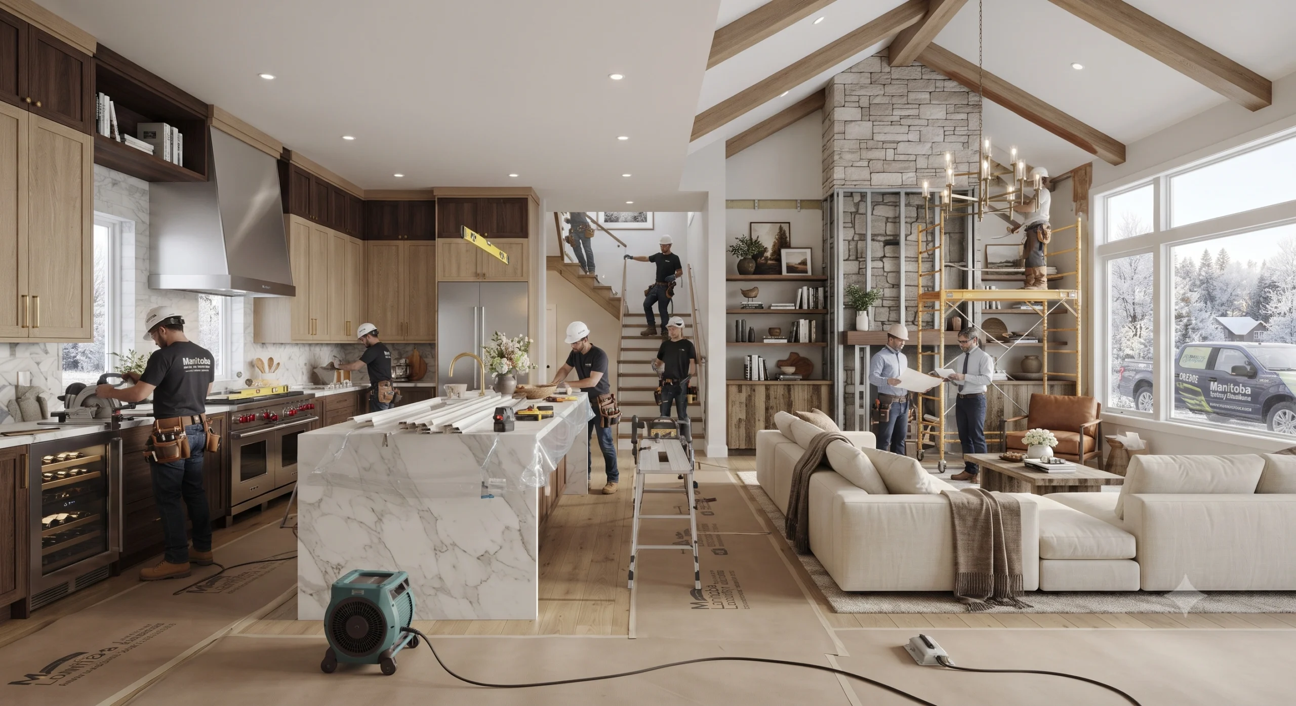 Residential and commercial renovation services in Manitoba