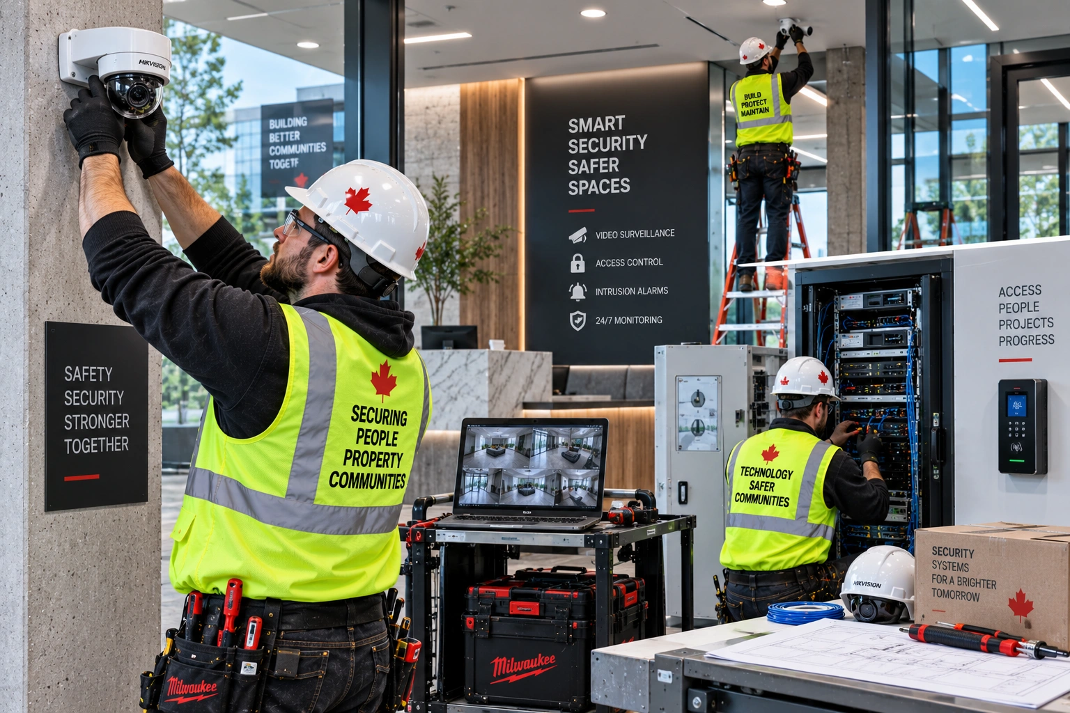 Professional security system installation for residential and commercial properties