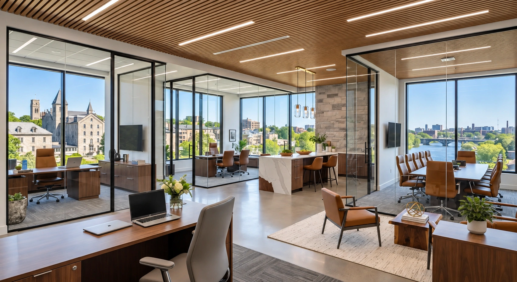 Contemporary commercial renovation in Cambridge