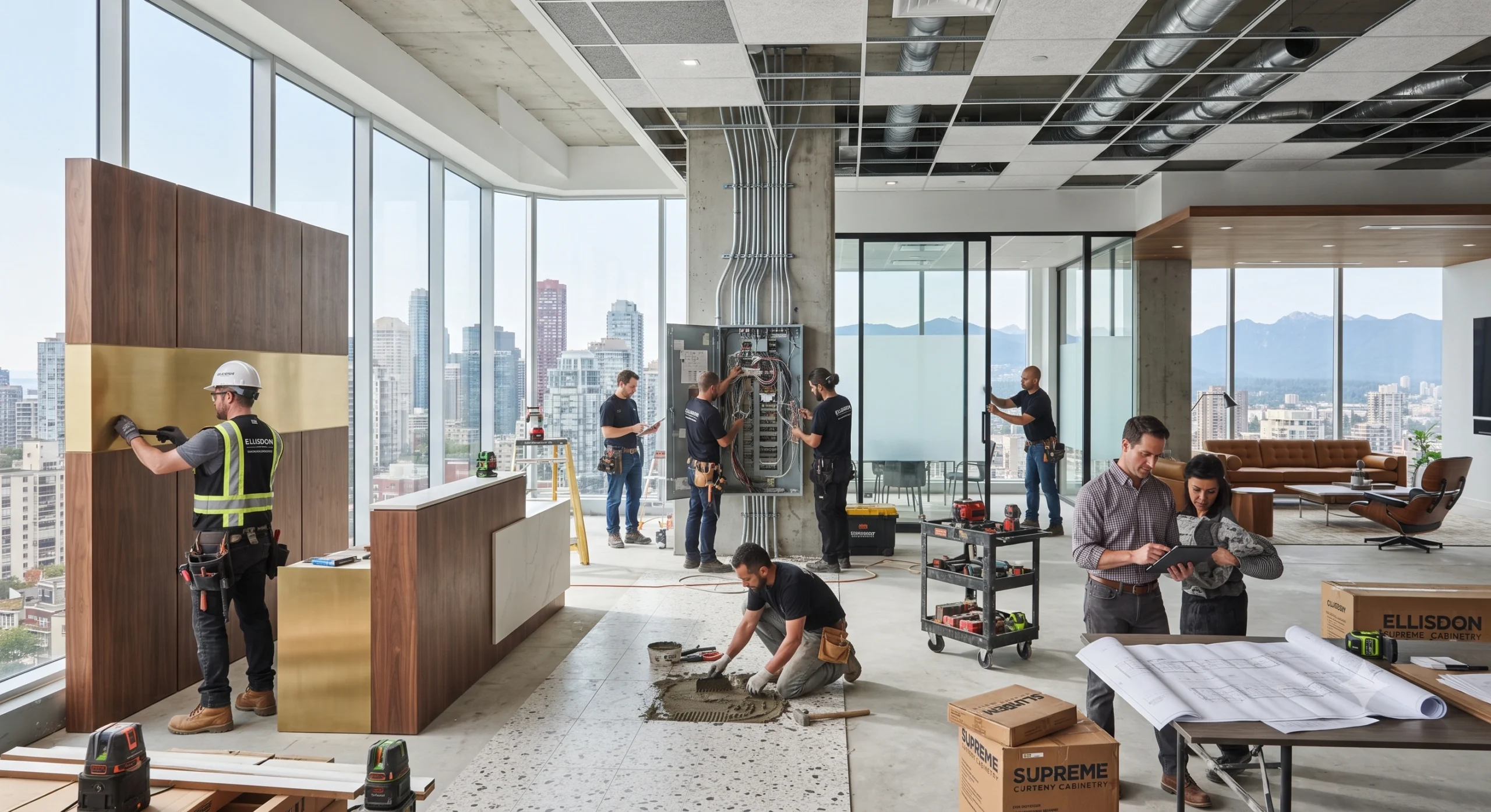 Commercial office renovation in Halifax