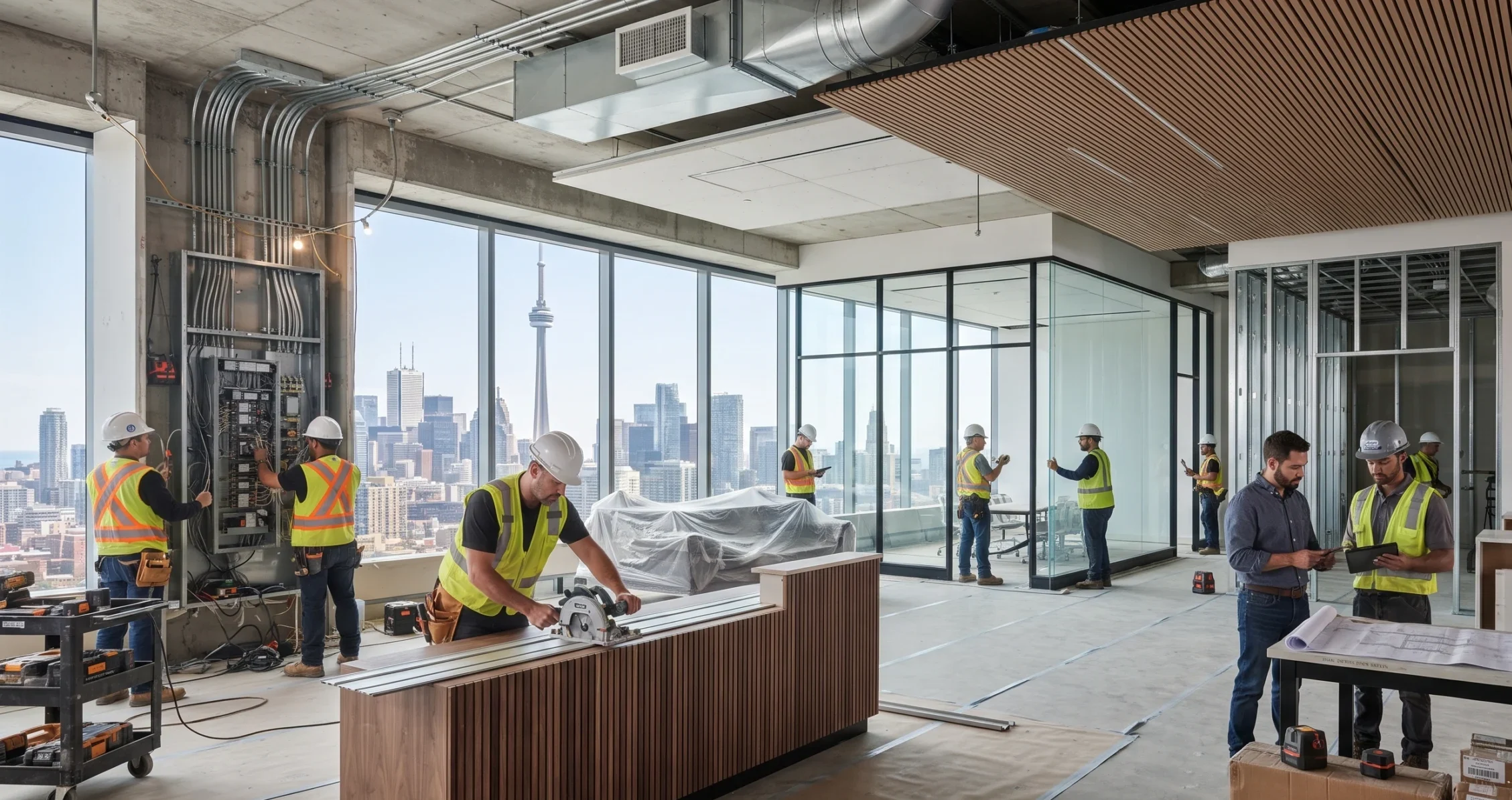 Commercial renovation project in Nova Scotia