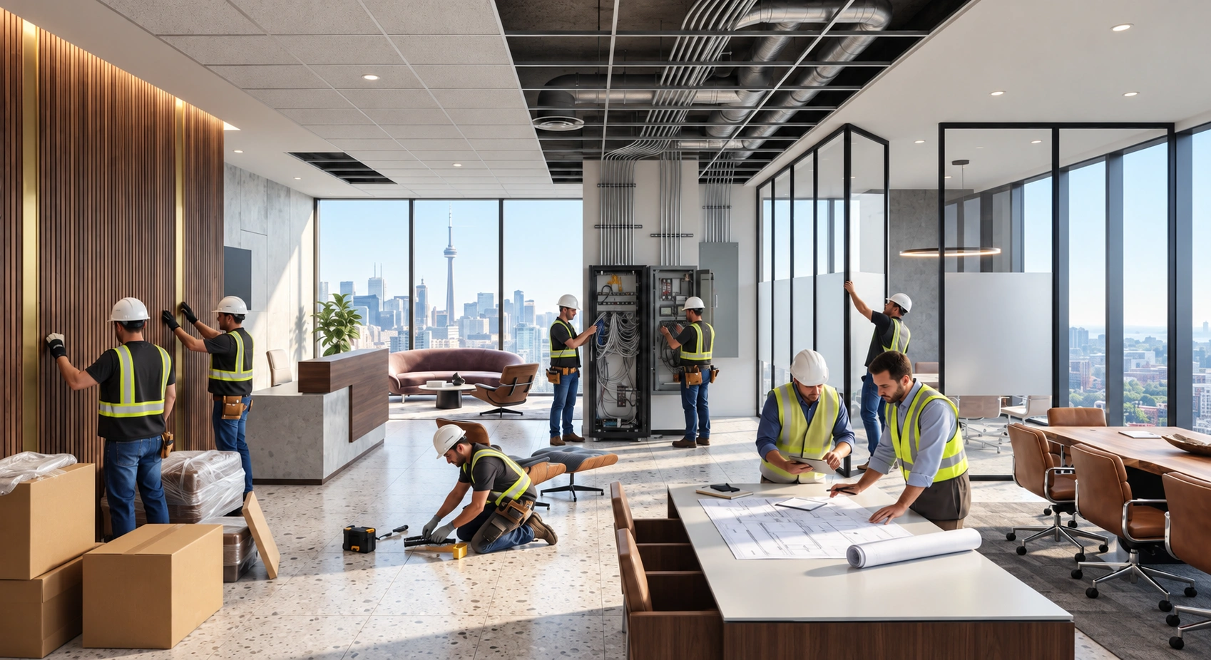 Commercial renovation project in Ontario