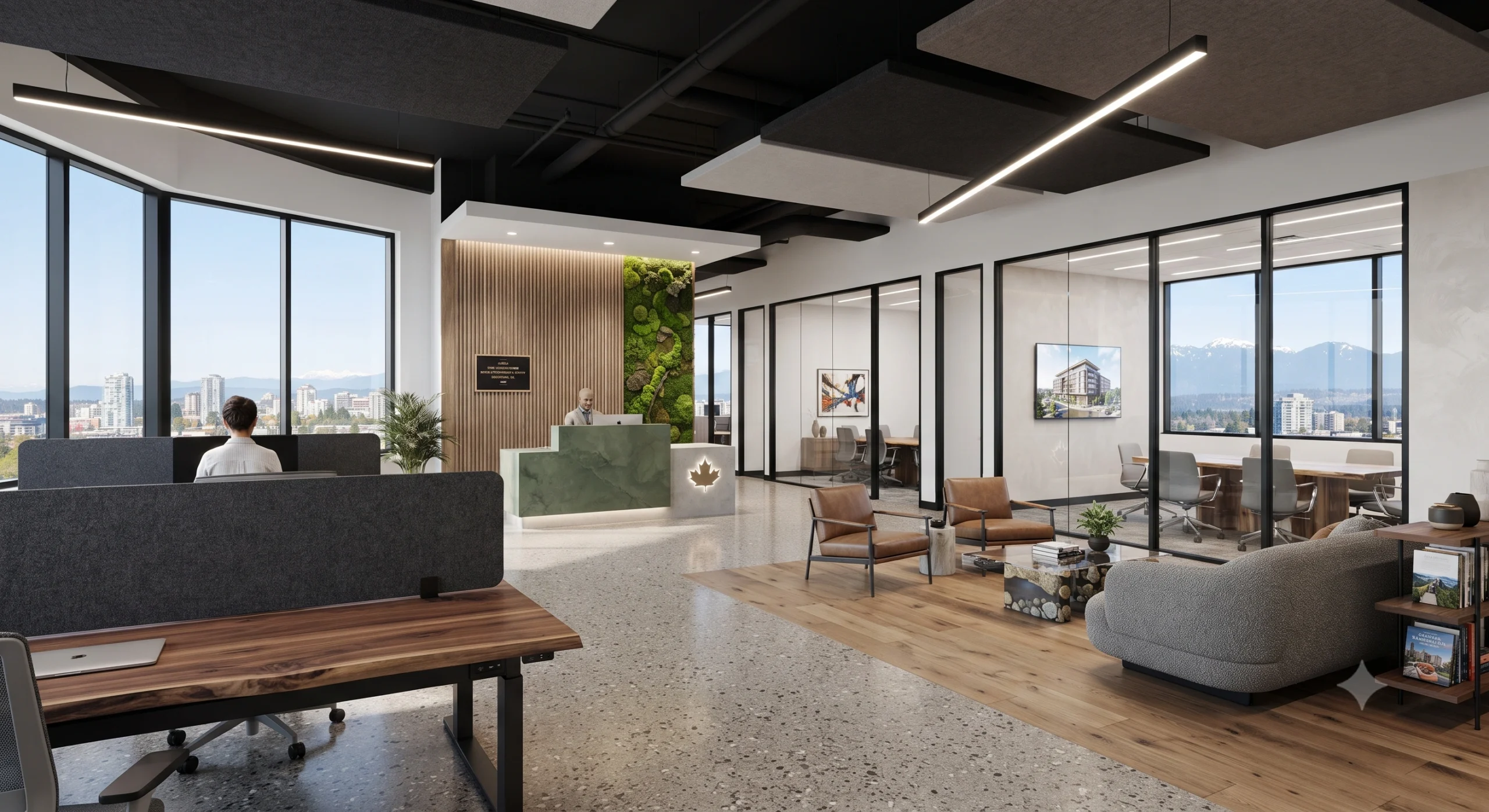 Professional commercial renovation project in Coquitlam