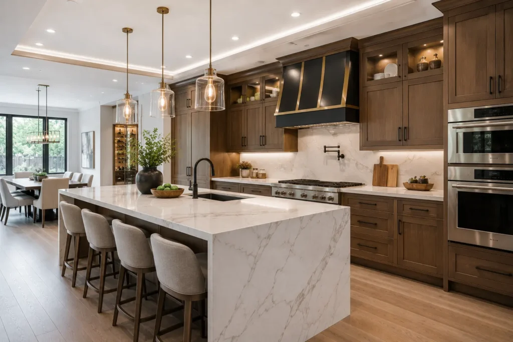 Elegant modern kitchen with premium finishes
