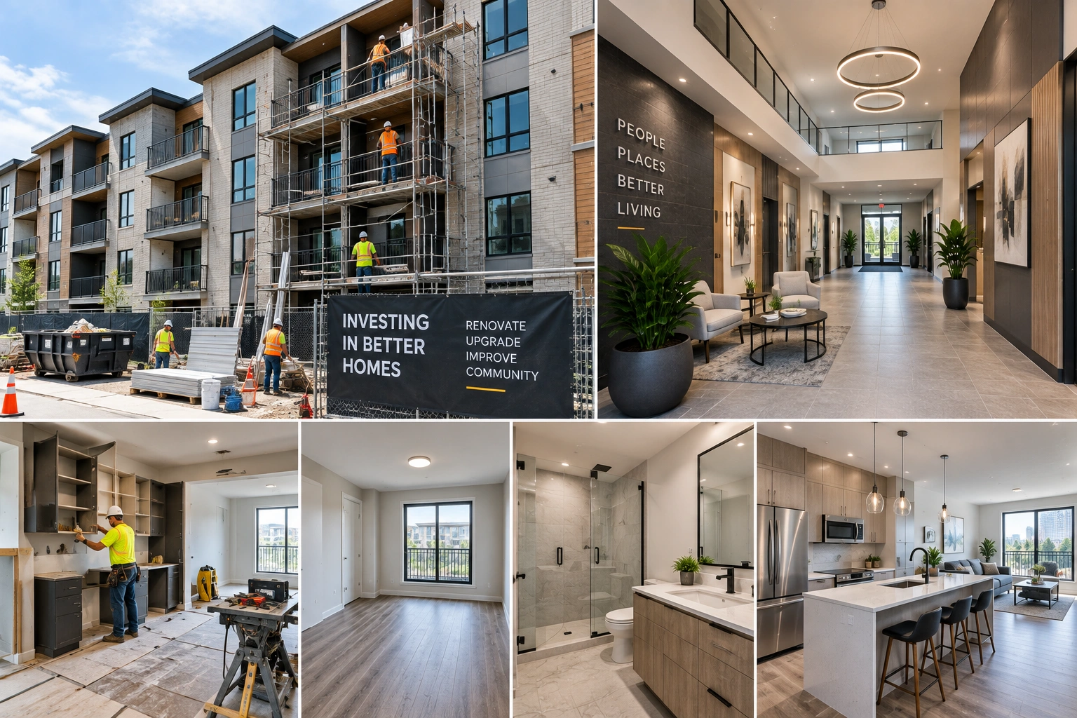 Residential building modernization project