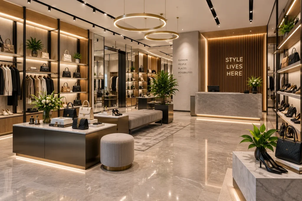 Modern retail store remodeled with premium commercial finishes