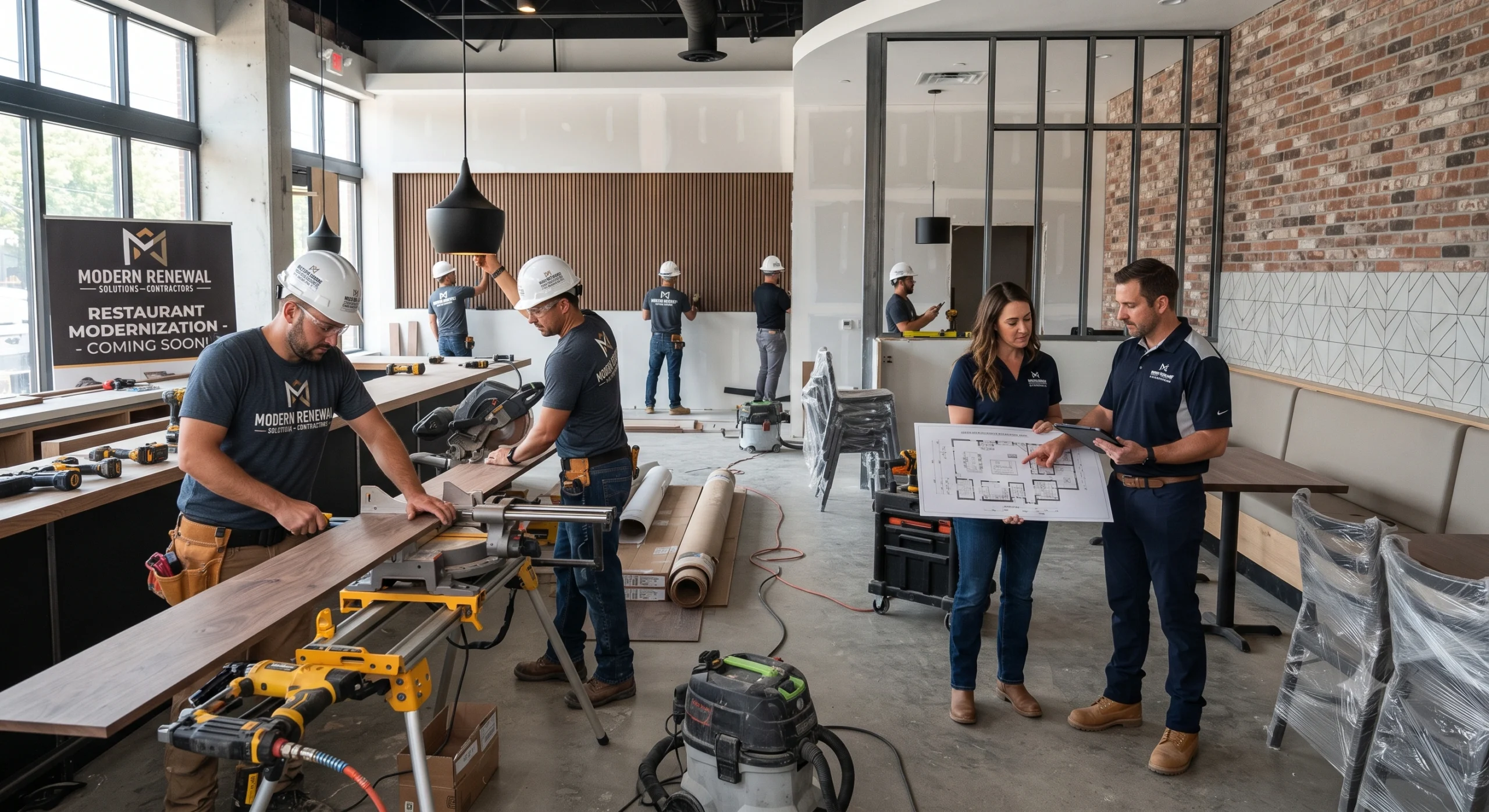 Professional restaurant renovations project