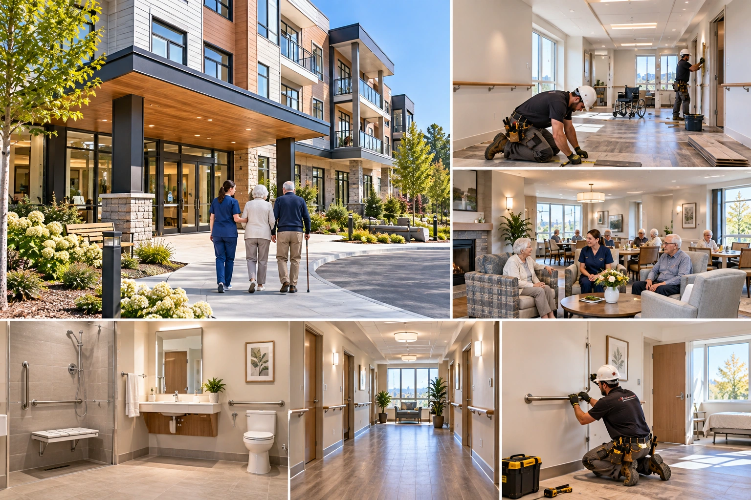 Professional senior care home renovations project