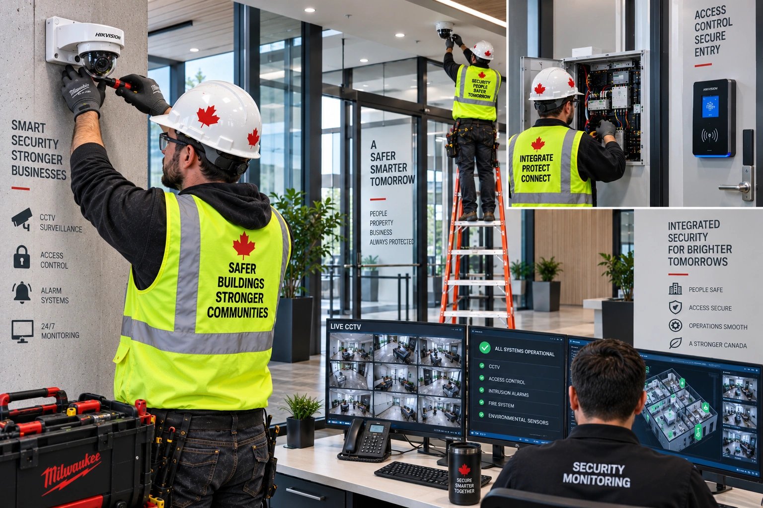 Integrated smart security system for modern buildings